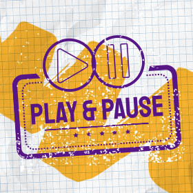 Play and pause icon