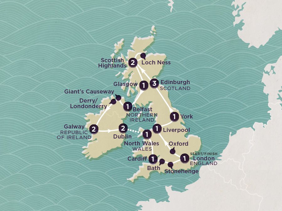 Delve Deep: Britain & Ireland (Winter) map